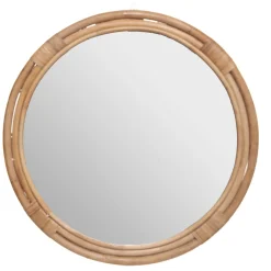MIROIR ROTIN FARAH TROPIQUES AUSTRALES D.60CM
