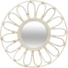 MIROIR ROTIN FLEUR D.56CM