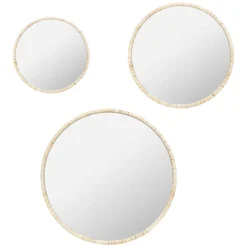 MIROIR ROTIN JESSY D.25CM
