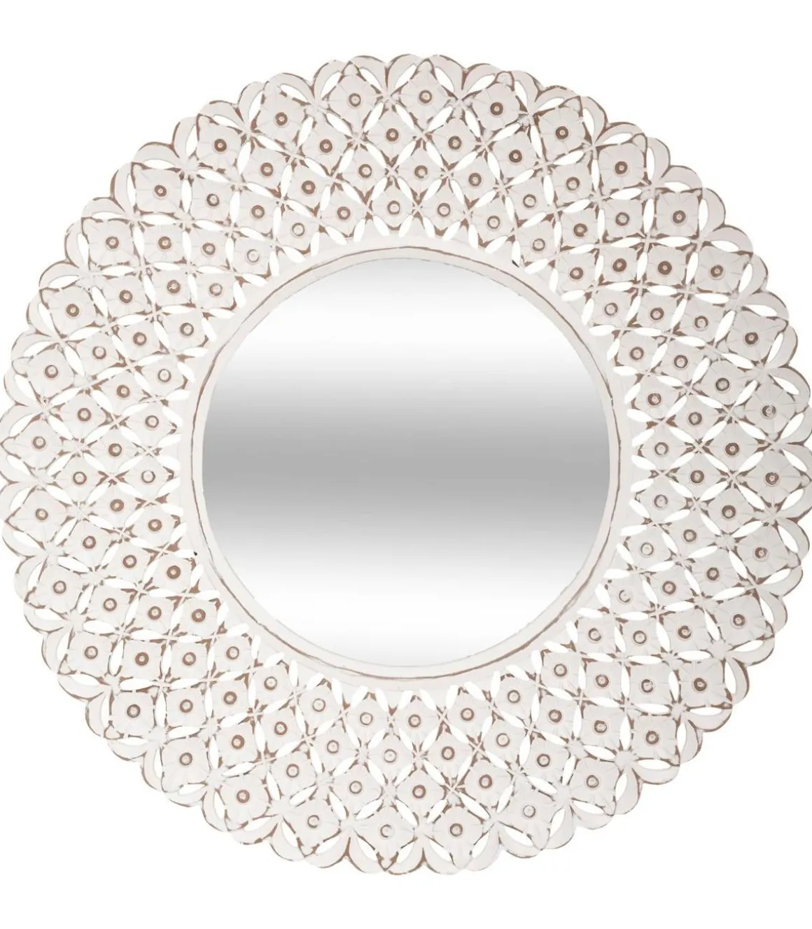 MIROIR SCULPTE FANNY D.75CM