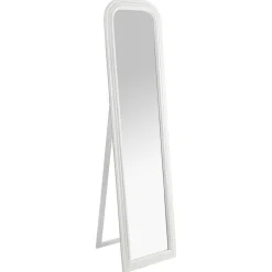 MIROIR SUR PIED BOIS BLANC 40X160CM