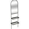 MIROIR SUR PIED METAL D.40X140CM