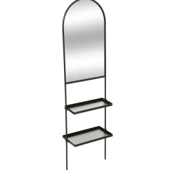 MIROIR SUR PIED METAL D.40X140CM