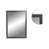 MIROIR SUSPENSION 40X50CM NOIR