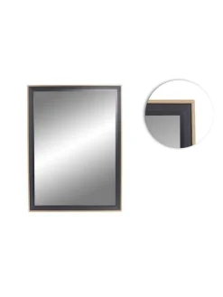 MIROIR SUSPENSION 40X50CM NOIR