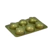 MOULE 6 BOULES NOEL SILICONE DORE