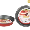 MOULE CLAFOUTIS D.24CM ACIER ANTI ADHERENT ROUGE ROSSANA