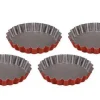 4 MOULES TARTELETTE 12CM