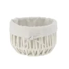 MOYENNE PANIERE FACON CORDE BLANC