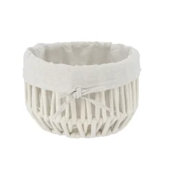 MOYENNE PANIERE FACON CORDE BLANC