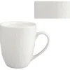 MUG BOMBE LEAF PORCELAINE 38CL