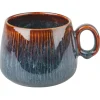MUG EMAIL REACTIF EFFET CORAIL BLEU MARRON 28CL