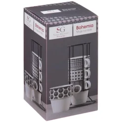 MUG SUR RACK X4 BOHEMIA
