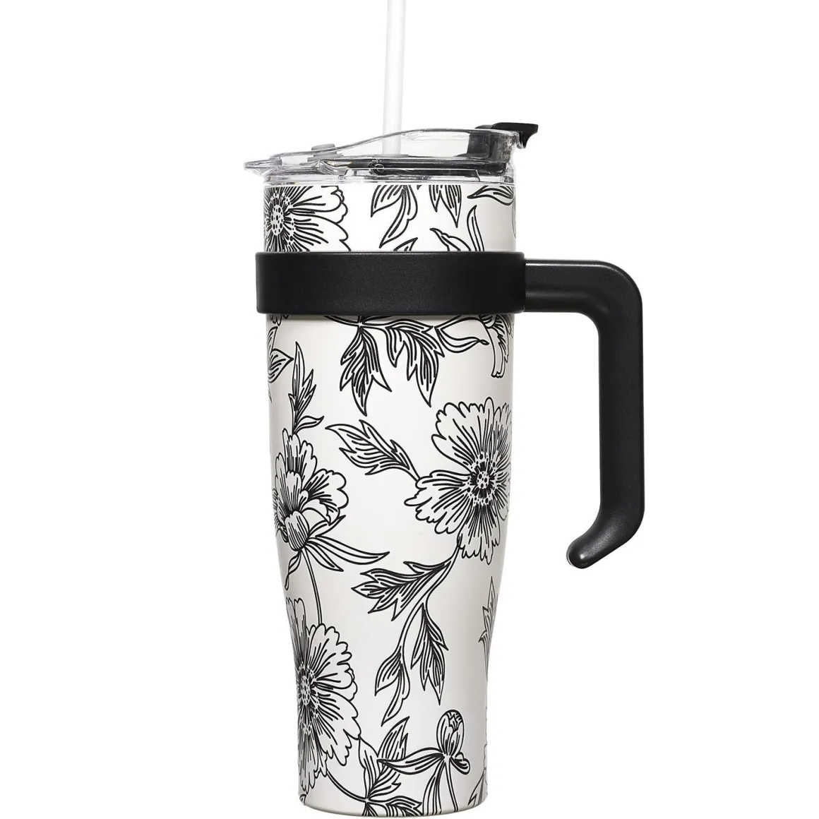 MUG TRANSPORT MIAMI BLANC NOIR 1.2L