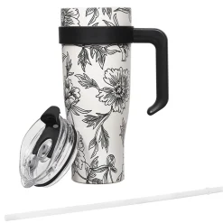 MUG TRANSPORT MIAMI BLANC NOIR 1.2L