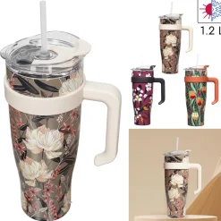 MUG TRANSPORT MIAMI WINTER FLOWER 1.2L