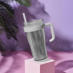 MUG TRANSPORT MINI MIAMI TRANSPARENT 600ML