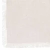 NAPPE COTON FRANGE MAHA BLANC 150X250CM