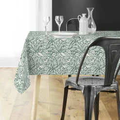 NAPPE RECTANGLE 140X240CM MICROFIBRE IMPRIMEE WILLY SAUGE