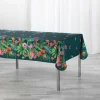 NAPPE RECTANGLE 150X240 CM POLYESTER IMP TROPICAL BLEU