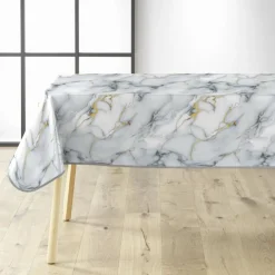 NAPPE RECTANGLE 140X240CM PVC IMPRIME METALLISE MARQUINA