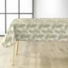 NAPPE RECTANGLE 140X240CM PVC IMPRIME METALLISE PLUMINA