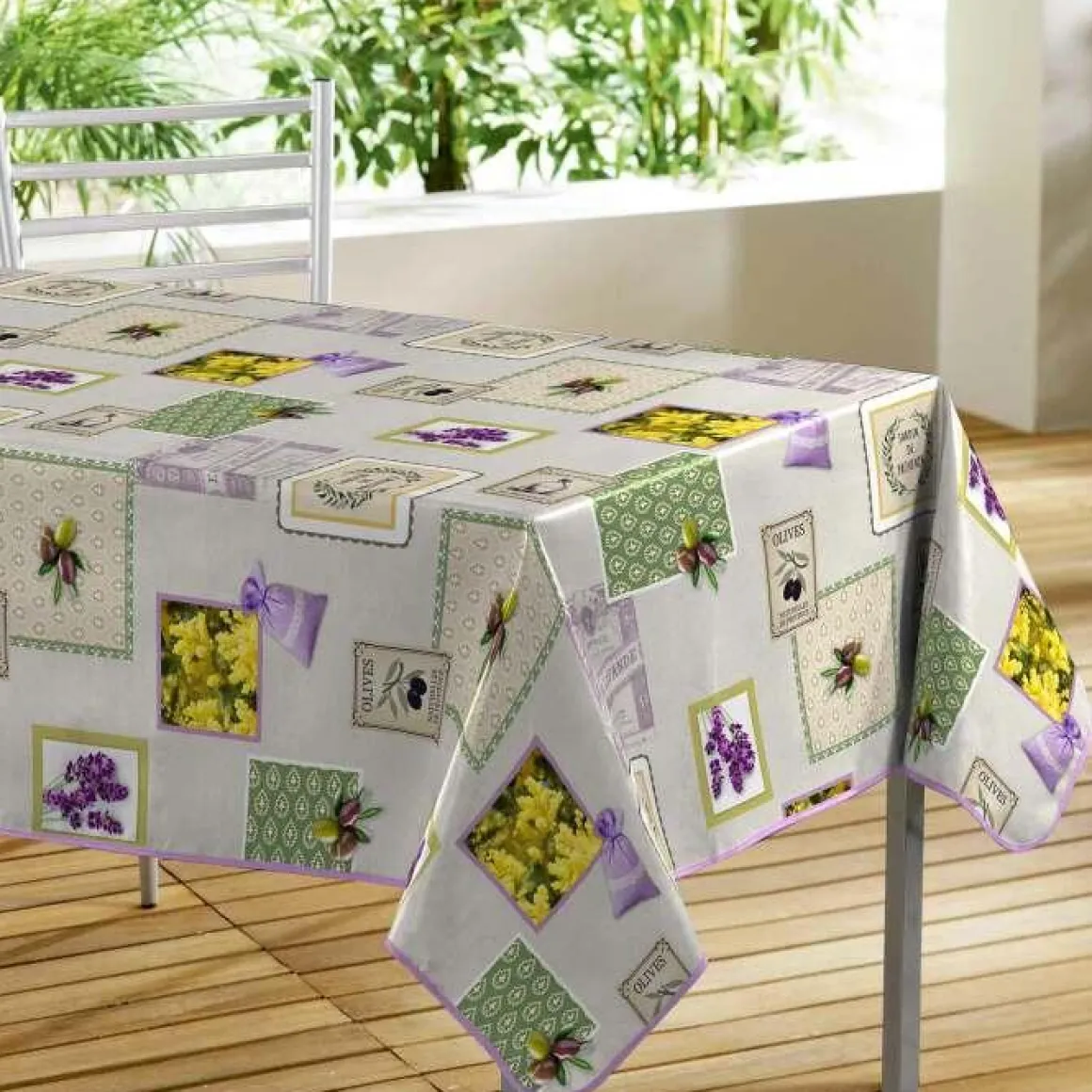 NAPPE RECTANGLE 140X240 CM PVC PHOTOPRINT PROVENCE