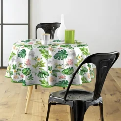 NAPPE RONDE D.160CM PVC IMPRIME BALEARES