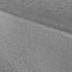 NAPPE 140X240CM POLYESTER UNI METALLISE SILVERY GRIS ARGENT