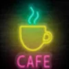 NEON LED MURAL CAFE 23.5X35CM