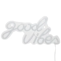 NEON LED MURAL GOOD VIBES L.40CM