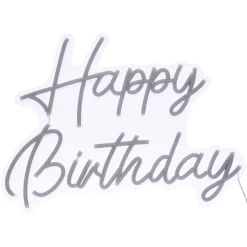NEON LED MURAL HAPPY BIRTHDAY L.42CM