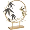 OBJET METAL OISEAU H.36CM