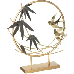 OBJET METAL OISEAU H.36CM