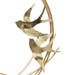 OBJET METAL OISEAU H.36CM