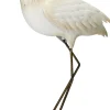 OISEAU SPATULE BLANCHE METAL 42X16X73.5CM
