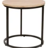 ONYX TABLE BASSE PETIT MODELE PIEDS NOIR