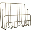 ORGANISEUR LETTRE METAL DOREE D.25X10X20CM