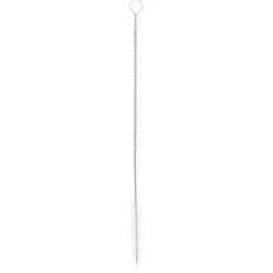 PAILLE TRANSPARENTE EN VERRE X4 AVEC GOUPILLON