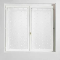 PAIRE DROITE PASSANTS 60X120CM VOILE POMPINOU