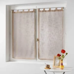 PAIRE DROITE PASSANTS 2X60X160CM HALTONA NOISETTE