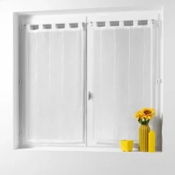 PAIRE DROITE PASSANTS 2X45X90CM LINAHE BLANC