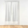PAIRE DROITE PASSE TRINGLE 70X200CM METALLISE MAISSA