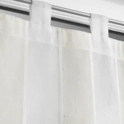 PAIRE POMPON PASSANTS 2X60X160CM PALAOS NATUREL