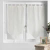 PAIRE POMPON PASSANTS 2X60X90CM PALAOS NATUREL