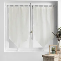 PAIRE POMPON PASSANTS 2X60X90CM PALAOS NATUREL
