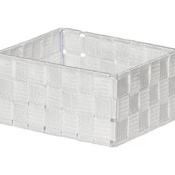 PANIER CARRE POLYESTER BLANC TAILLE XS