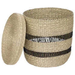PANIER COUVERCLE NATUREL JAYLA TAILLE M