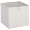 PANIER DE RANGEMENT BOUCLETTE BLANC 31X31CM