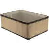 PANIER DE RANGEMENT JUTE 44X31X17CM NATUREL